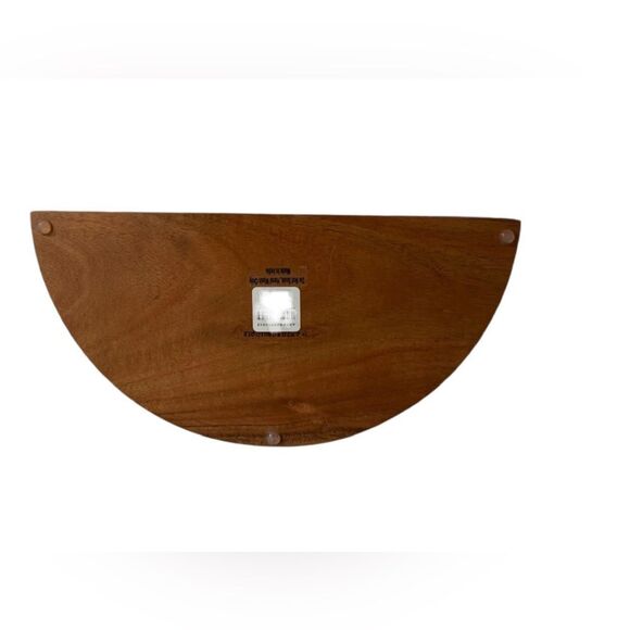 Anthropologie Acacia Wood Lemon Citrus Charcuterie Board Platter - Picture 3 of 5